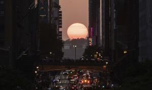 ¿Qué es el Manhattanhenge y cuándo se puede ver? ¿Qué es el Manhattanhenge y cuándo se puede ver?
