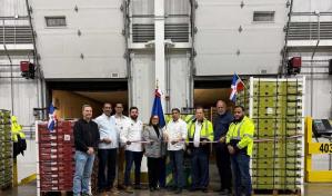 Llegan a puerto de EE. UU. primeros furgones de uvas de mesa dominicana