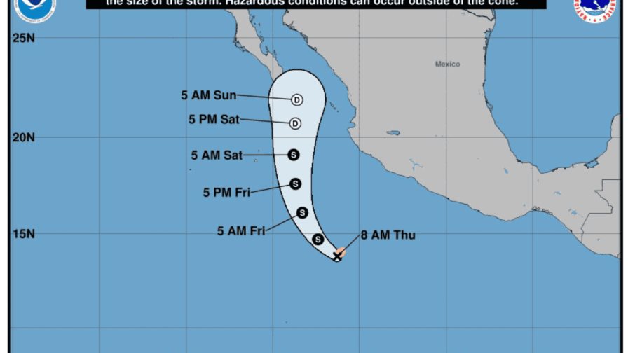 Se forma tormenta tropical Alvin en el océano Pacífico frente a costa occidental de México Se forma tormenta tropical Alvin en el océano Pacífico frente a costa occidental de México