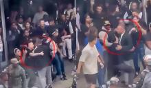 Someten a hombre acusado de usurpar funciones de fiscal durante operativo en tienda Mudan