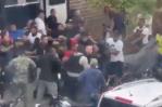 Se arma trifulca durante operativo de Migración en tienda china Mudan