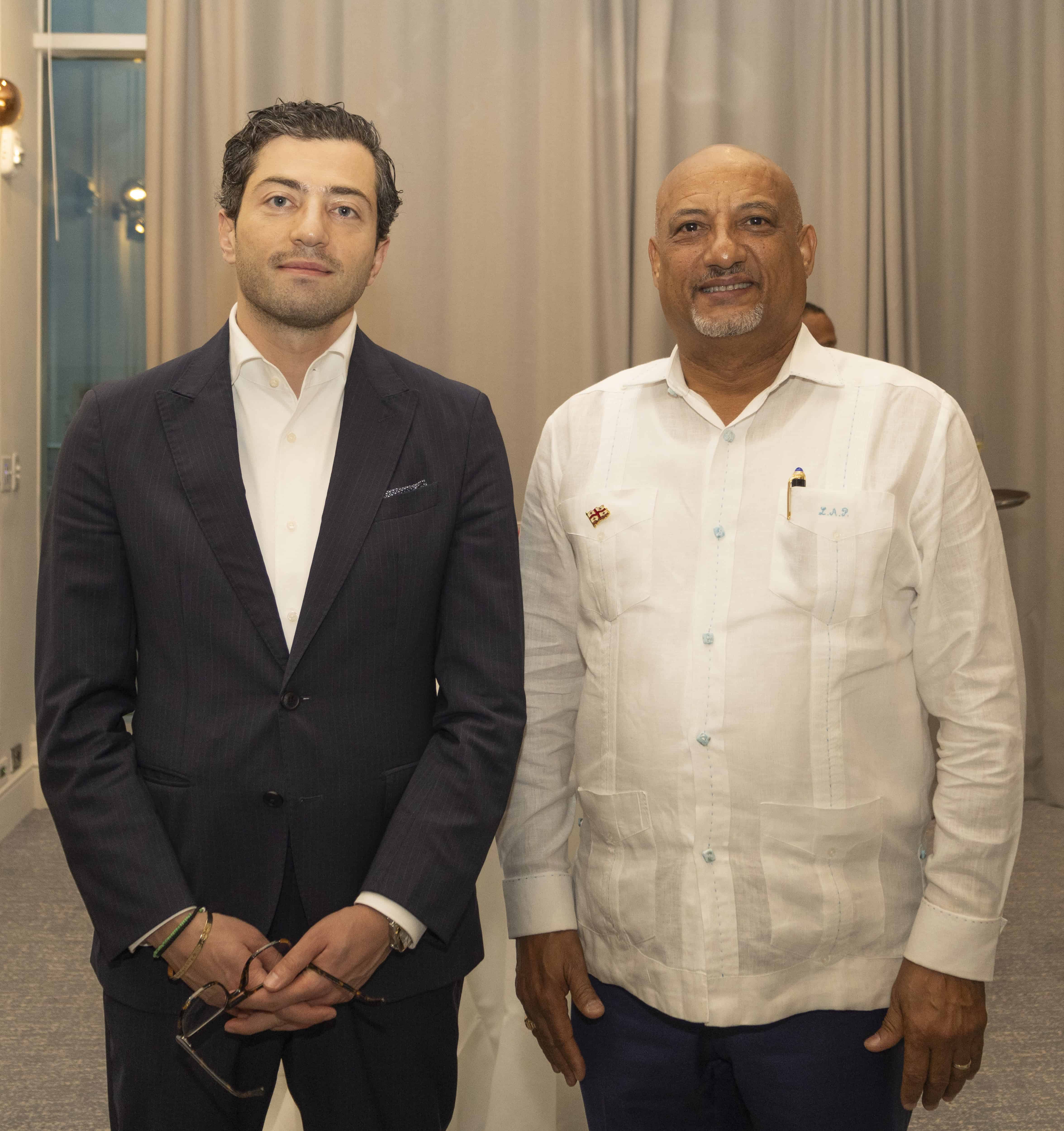 Ambasador Gruzji Zaza Gabunia i Konsul Luis Arias.