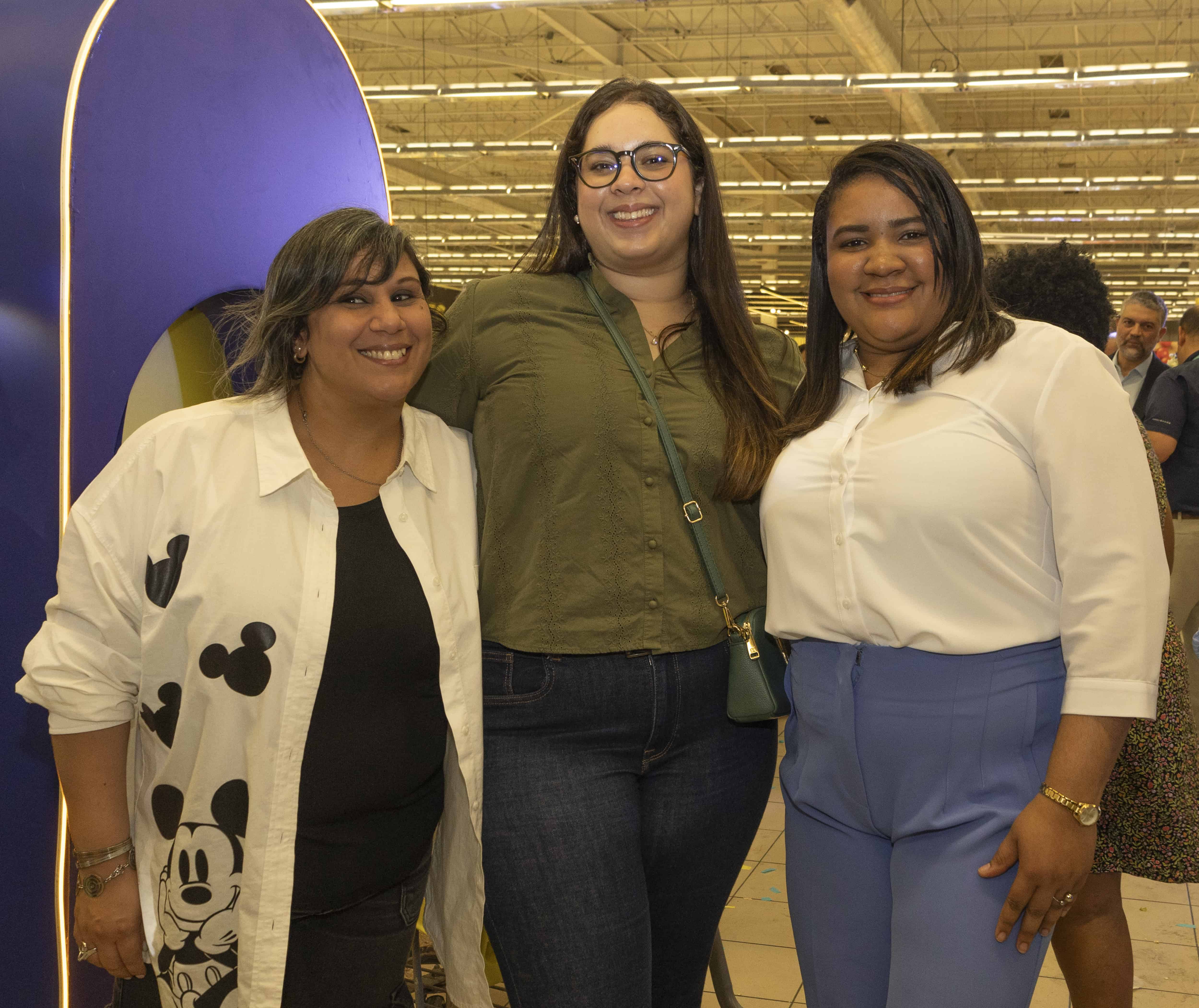 Naajla Koussa, Priscilla Roa y Yarseny Ureña. 