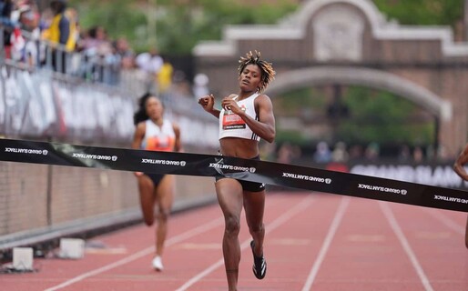 Marileidy Paulino repite nueva vez su superioridad en su segunda carrera de la Liga Diamante