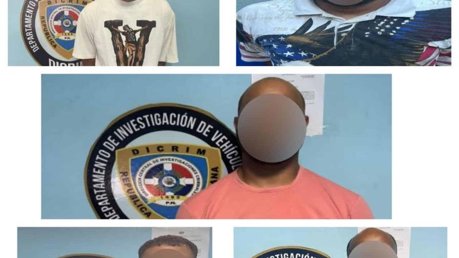Desmantelan banda que robaba vehículos en centros comerciales de SD y San Cristóbal Desmantelan banda que robaba vehículos en centros comerciales de SD y San Cristóbal