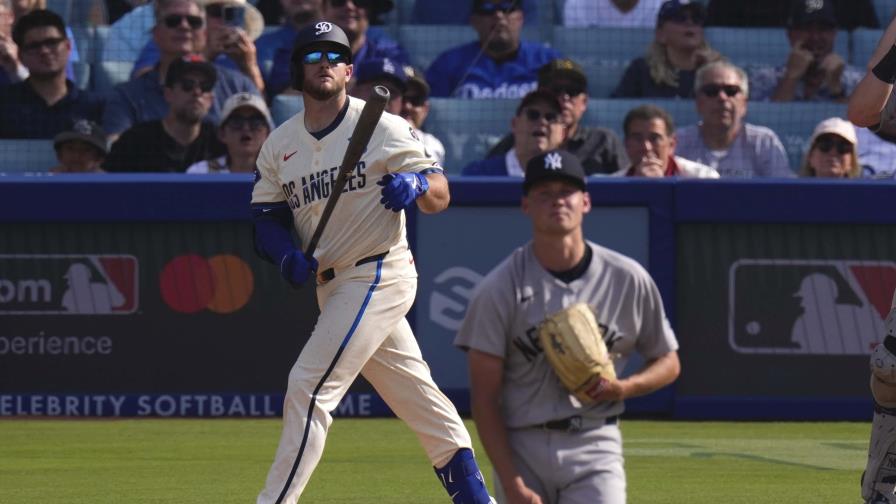 Dos vuelacercas y 7 empujadas de Max Muncy impulsan a los Dodgers en histórico triunfo sobre Yankees Dos vuelacercas y 7 empujadas de Max Muncy impulsan a los Dodgers en histórico triunfo sobre Yankees