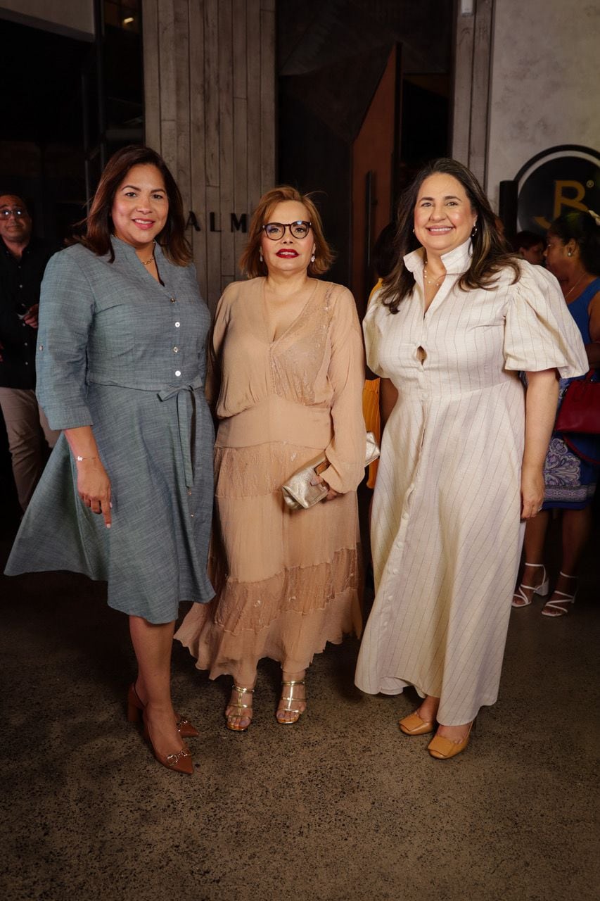Donaida Marín, Rommy Grullón y Nydia Alegría.