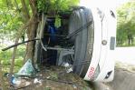 Al menos 29 heridos por accidente de autobús en la autopista Duarte