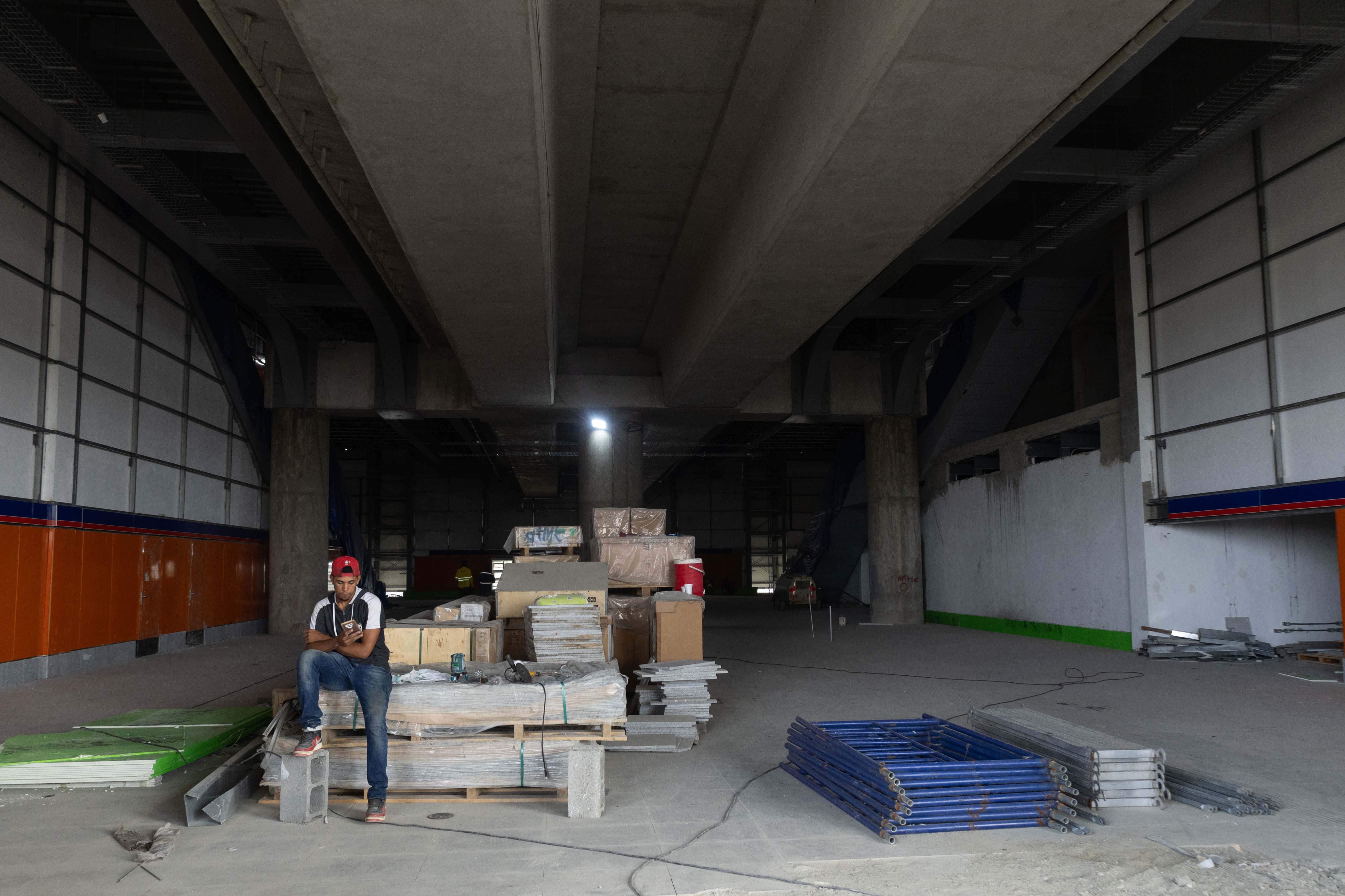 Parte interior de una de las estaciones.