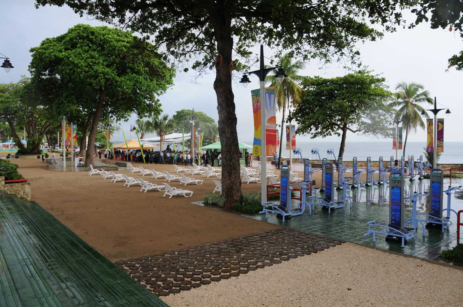 Imágenes de la inauguración de la Plaza Güibia, el 17 de noviembre del 2011.