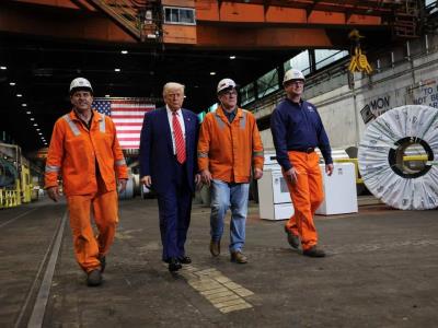 Washington duplica los aranceles al acero y el aluminio