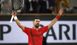 Djokovic desafía a Sinner, Boisson revoluciona París