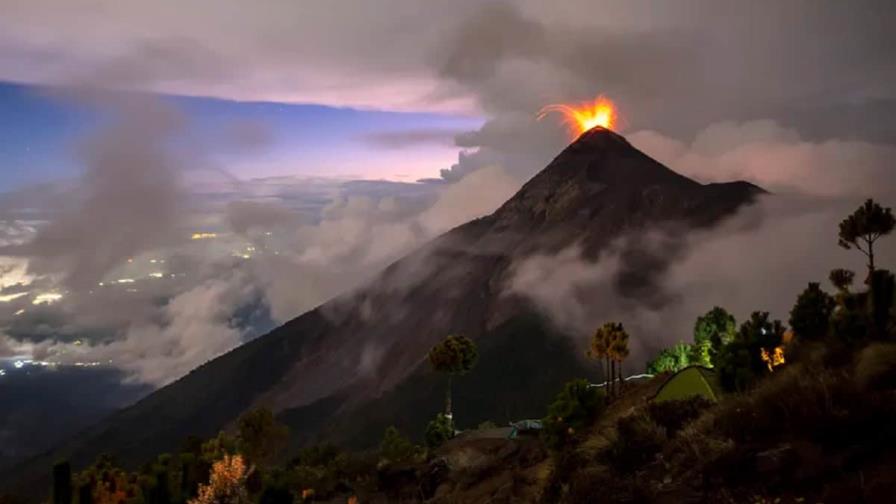 Volcán de Fuego aumenta su actividad en Guatemala