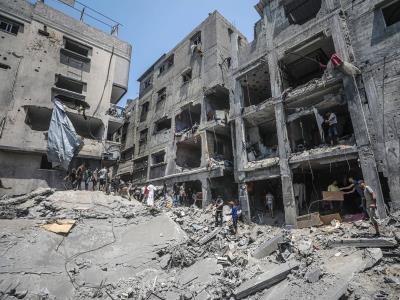 Reportan al menos 36 muertos en ataques israelíes en Gaza