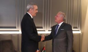 Presidente Abinader y el rey de Jordania sostienen reunión bilateral