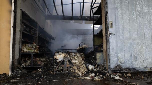 Incendio en el Merca Santo Domingo destruyó 56 locales