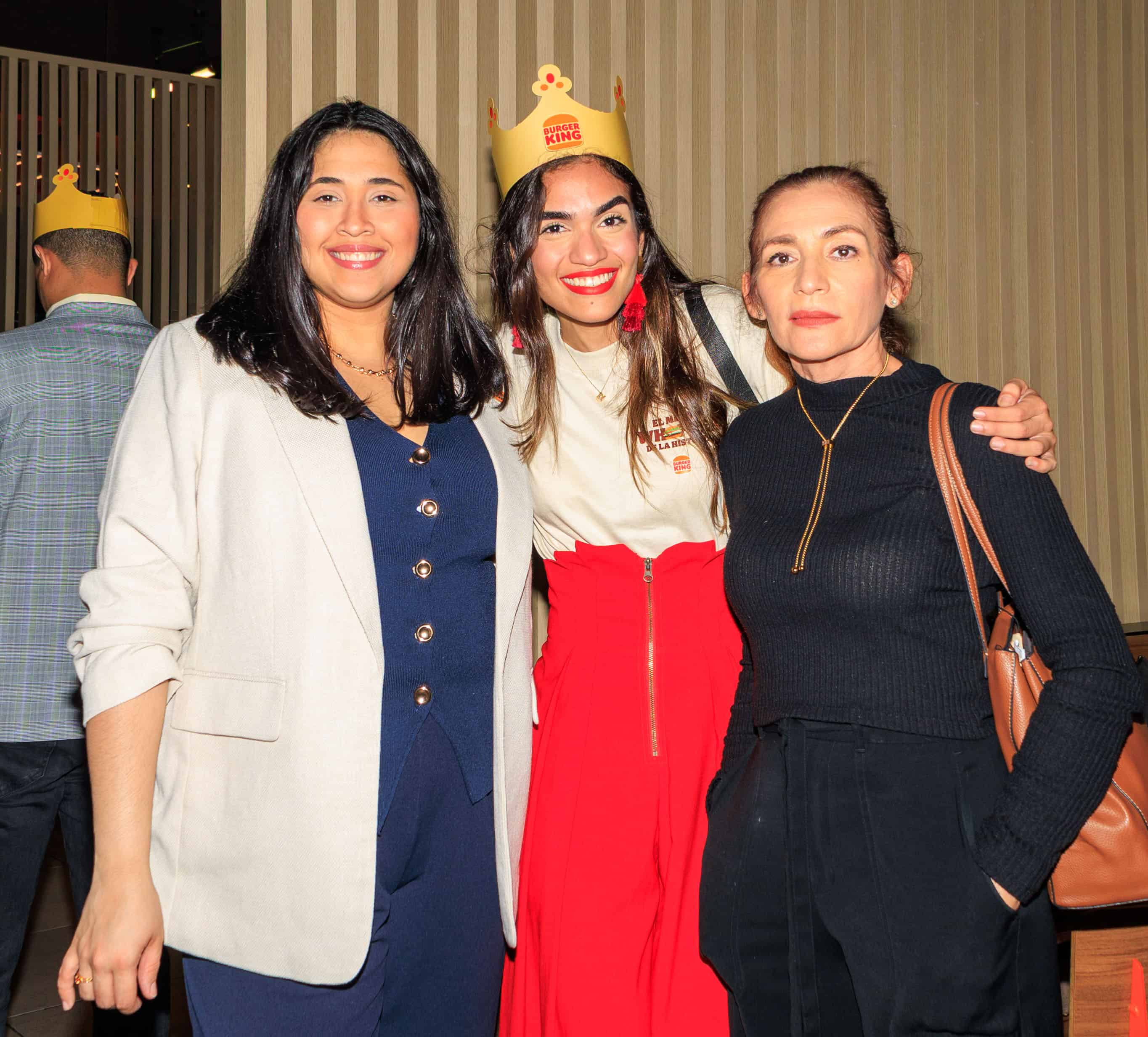 Alexandra Bodden, Idelisa Almánzar y Idelci Rosario.