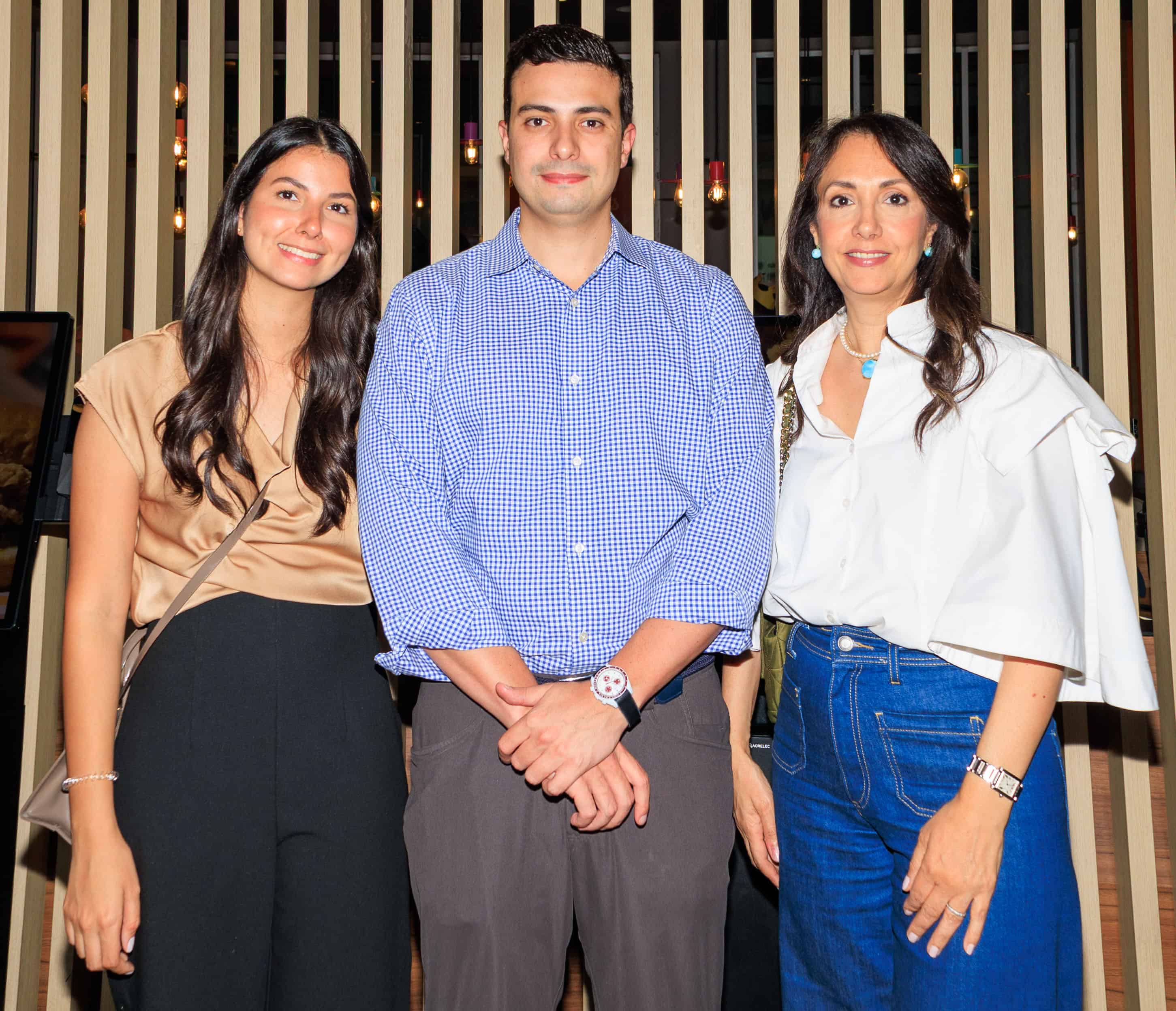 María Alejandra Bisonó, Domingo Bermúdez y Melba Marrero.