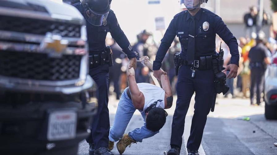Trump culpa de los disturbios en Los Ángeles a insurrectos y agitadores profesionales Trump culpa de los disturbios en Los Ángeles a insurrectos y agitadores profesionales