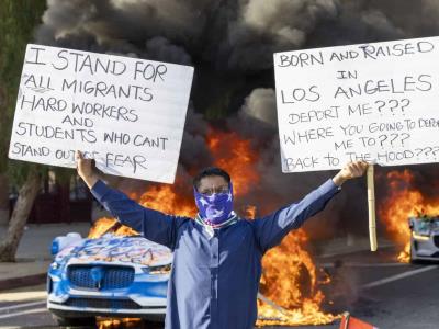 Casa Blanca defiende envío de tropas por protestas de Los Ángeles