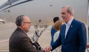 Presidente Abinader llega a Ginebra para participar en foro anual de justicia social Presidente Abinader llega a Ginebra para participar en foro anual de justicia social