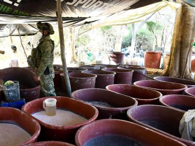 Las autoridades mexicanas confiscan cinco laboratorios clandestinos