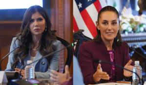 Secretaria de Seguridad de EE. UU acusa a Sheinbaum de alentar las protestas de Los Ángeles