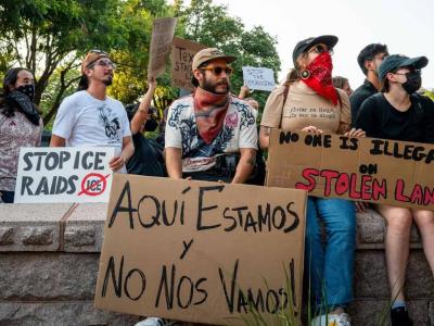 Las protestas de Los Ángeles encuentran apoyo en Texas