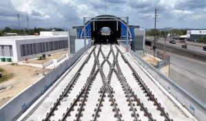 Opret anuncia que concluyó la colocación de rieles del metro que va a Los Alcarrizos