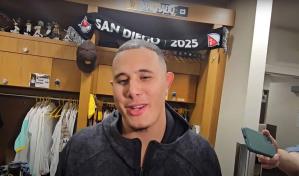 Tras empujar cinco vueltas, Manny Machado debate pregunta periodística sobre los Dodgers
