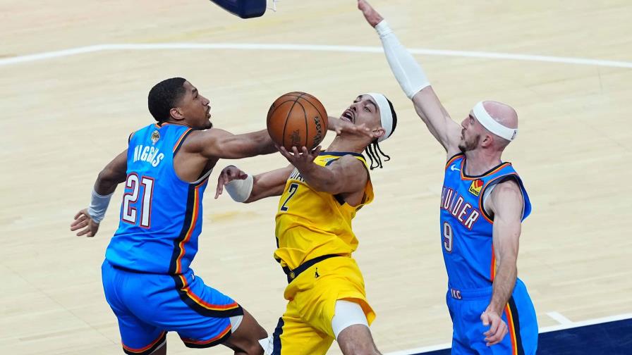 Indiana funde a Oklahoma y toma ventaja en la serie final de la NBA Indiana funde a Oklahoma y toma ventaja en la serie final de la NBA