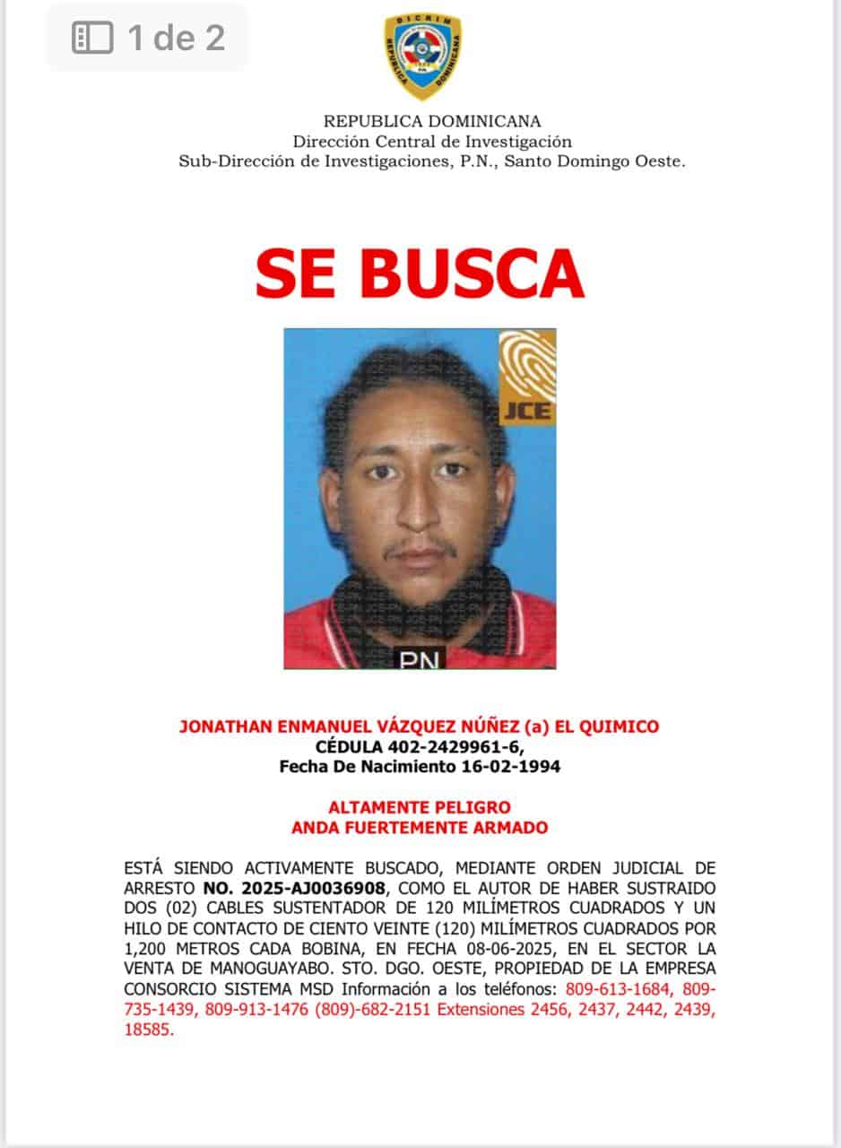 Jonathan Enmanuel Vázquez Núñez (a) el Químico.