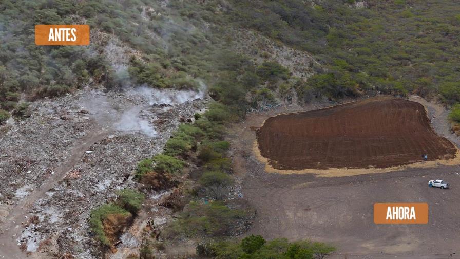 Autoridades cierran vertedero de Palmar de Ocoa