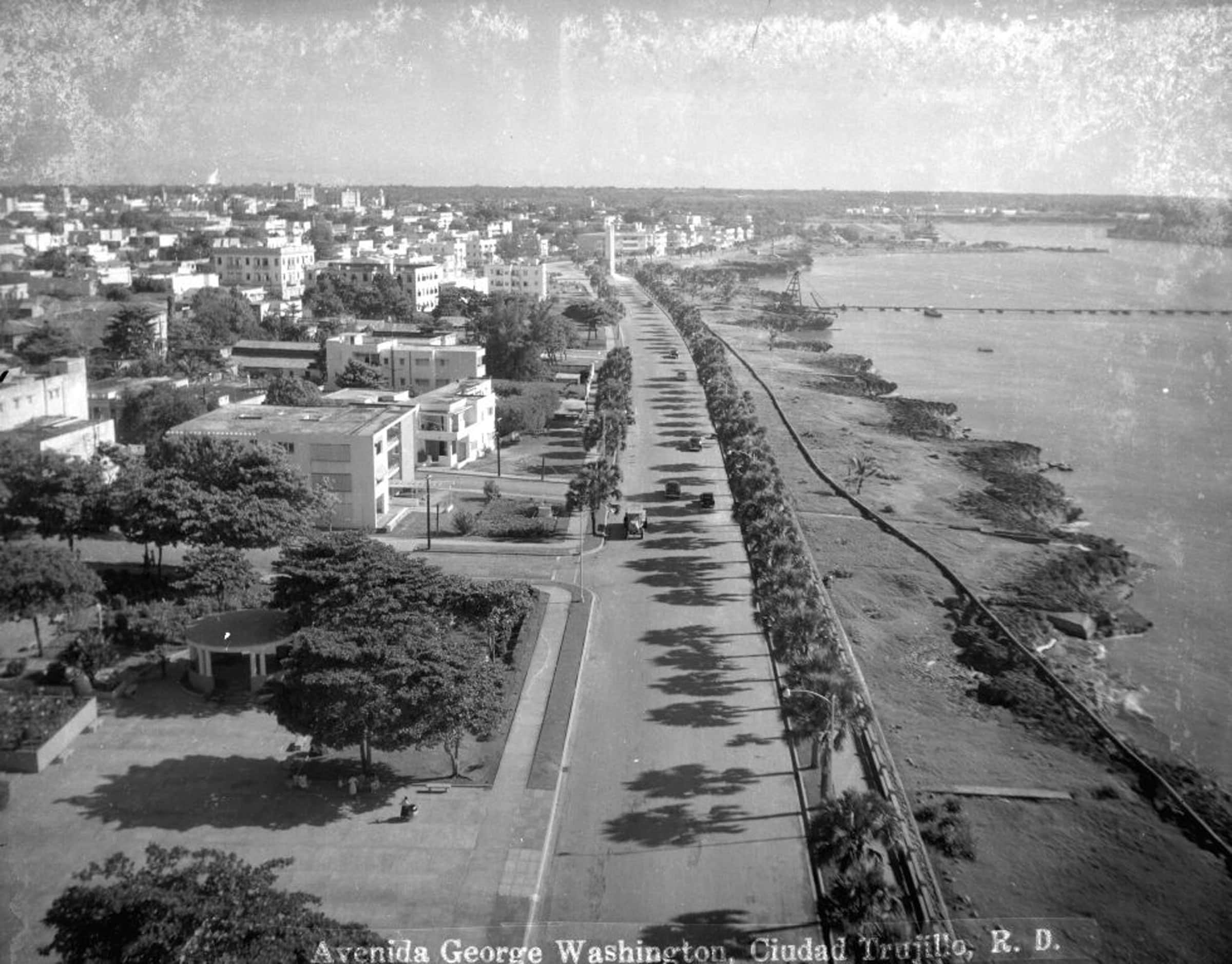 Vista de la avenida George Washington.