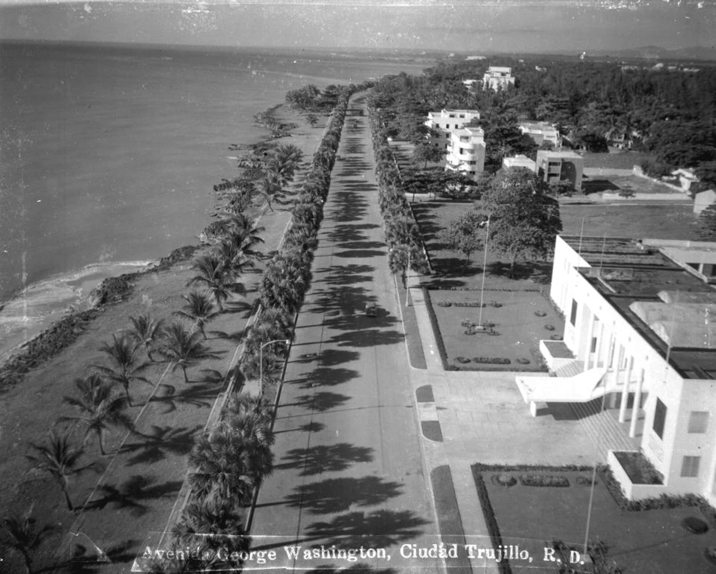 Vista de la avenida George Washington.