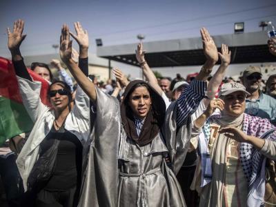 Marcha Global de solidaridad con Gaza detenidas en Libia y Egipto