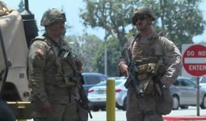 Marines patrullan las calles de Los Ángeles por orden de Trump