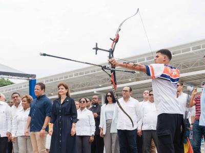 Gobierno entrega campo de tiro con arco para Juegos Centroamericanos