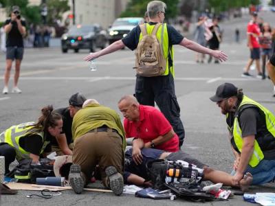 Un herido grave por disparos durante una protestas en Utah