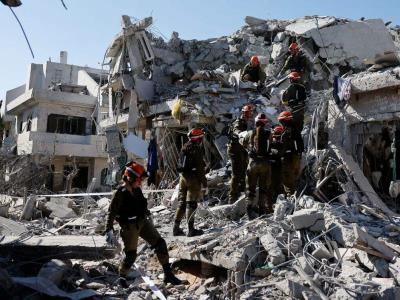 Casi un centenar de heridos y una muerte tras ataques en Israel