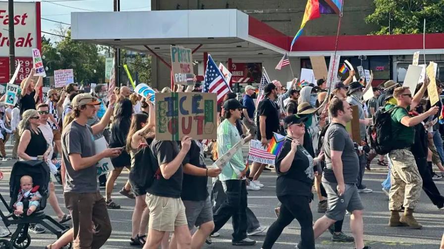 Muere manifestante baleado en una protesta anti-Trump en Utah Muere manifestante baleado en una protesta anti-Trump en Utah