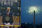 Trump exhibe el poder militar de EE. UU. entre protestas