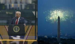 Trump exhibe el poder militar de EE. UU. entre protestas Trump exhibe el poder militar de EE. UU. entre protestas