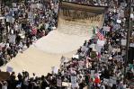 Las protestas disminuyen en Los Ángeles tras la masiva manifestación contra Trump