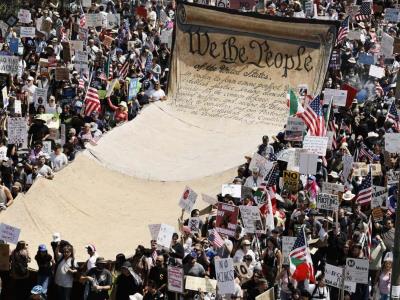 Disminuyen las protestas de Los Ángeles