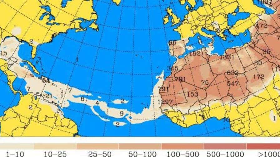 Polvo del Sahara y sistema anticiclónico limitan lluvias Polvo del Sahara y sistema anticiclónico limitan lluvias