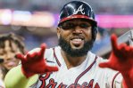 Marcell Ozuna conectó doble empujador de tres carreras en el triunfo de los Bravos