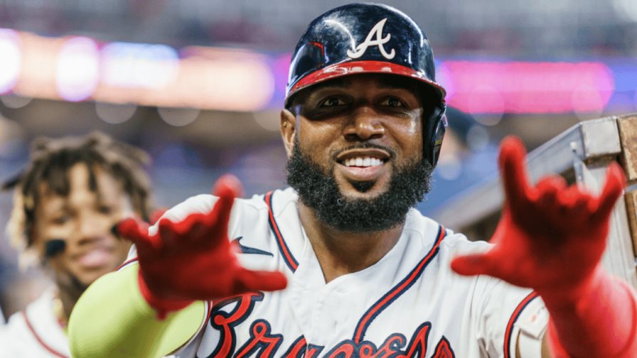 Marcell Ozuna conectó doble empujador de tres carreras en el triunfo de los Bravos