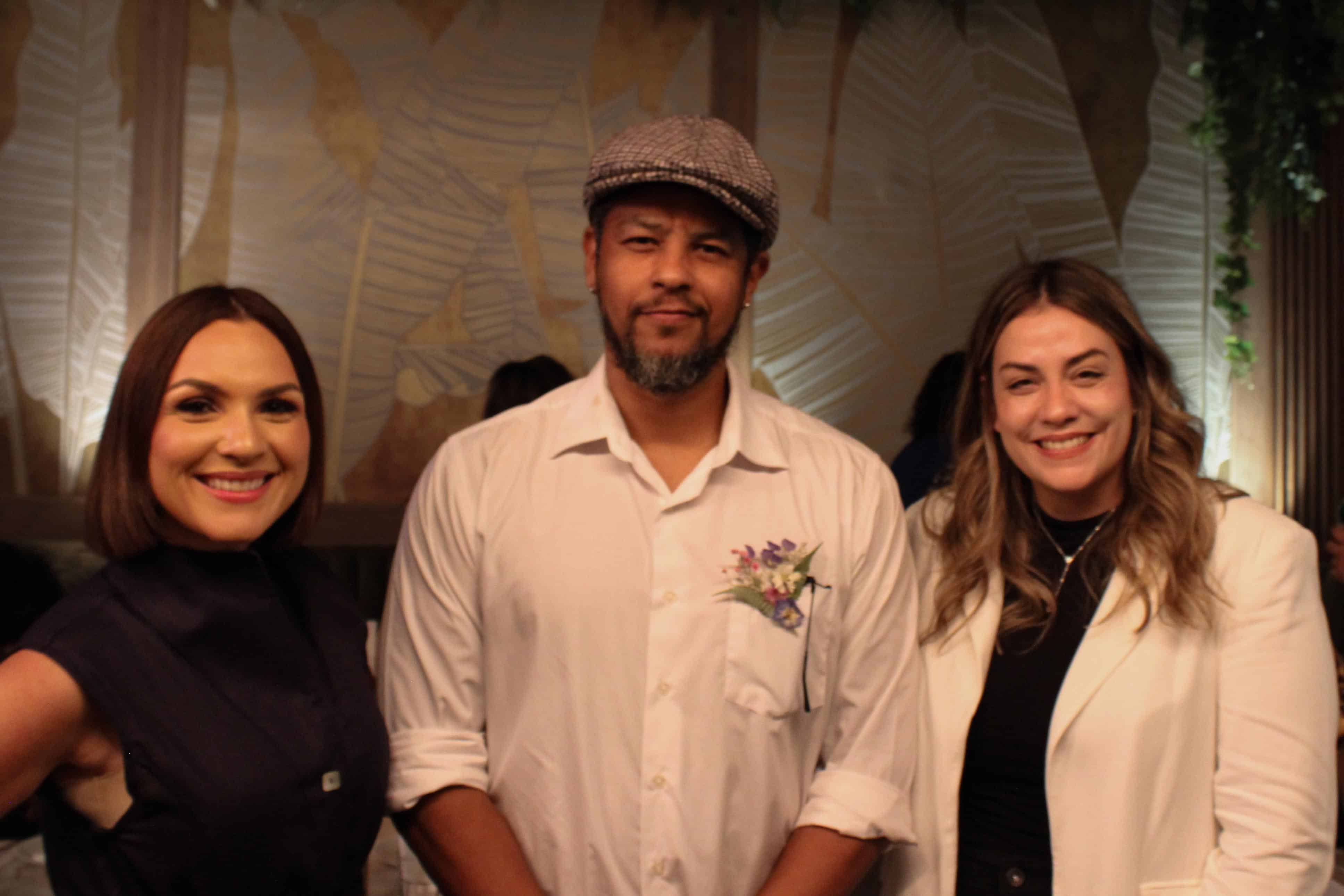 Katyuska Licairac, Héctor Aníbal y Julissa Herrera.