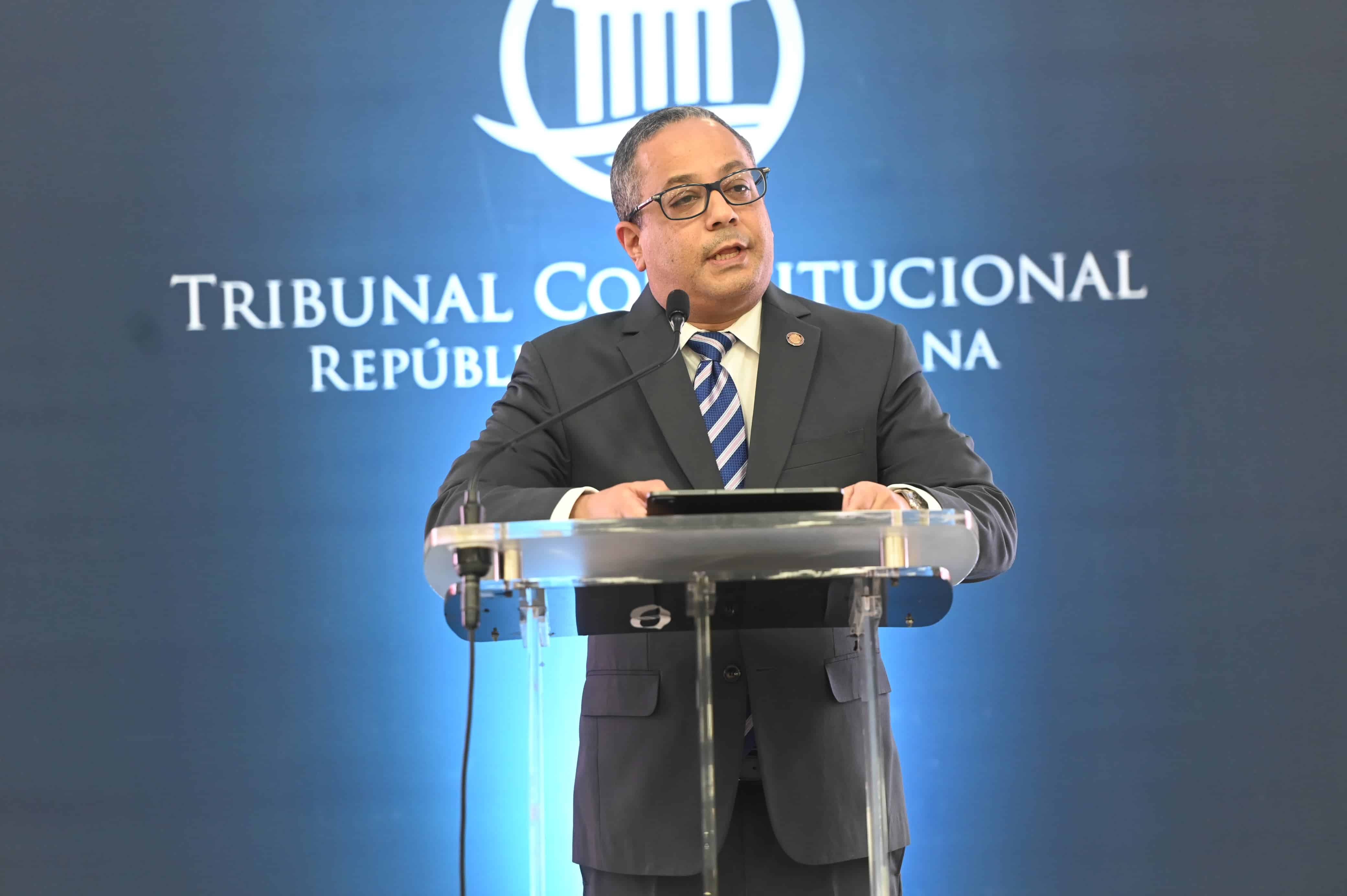 Magistrado Napoleón Estévez Lavandier, presidente del Tribunal Constitucional.